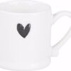 Bastion Collections - Espresso kopje - Zwart hartje