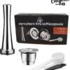 Chefferie Nespresso cups - Herbruikbare koffiecups - Hervulbare capsules - RVS - 1 capsule