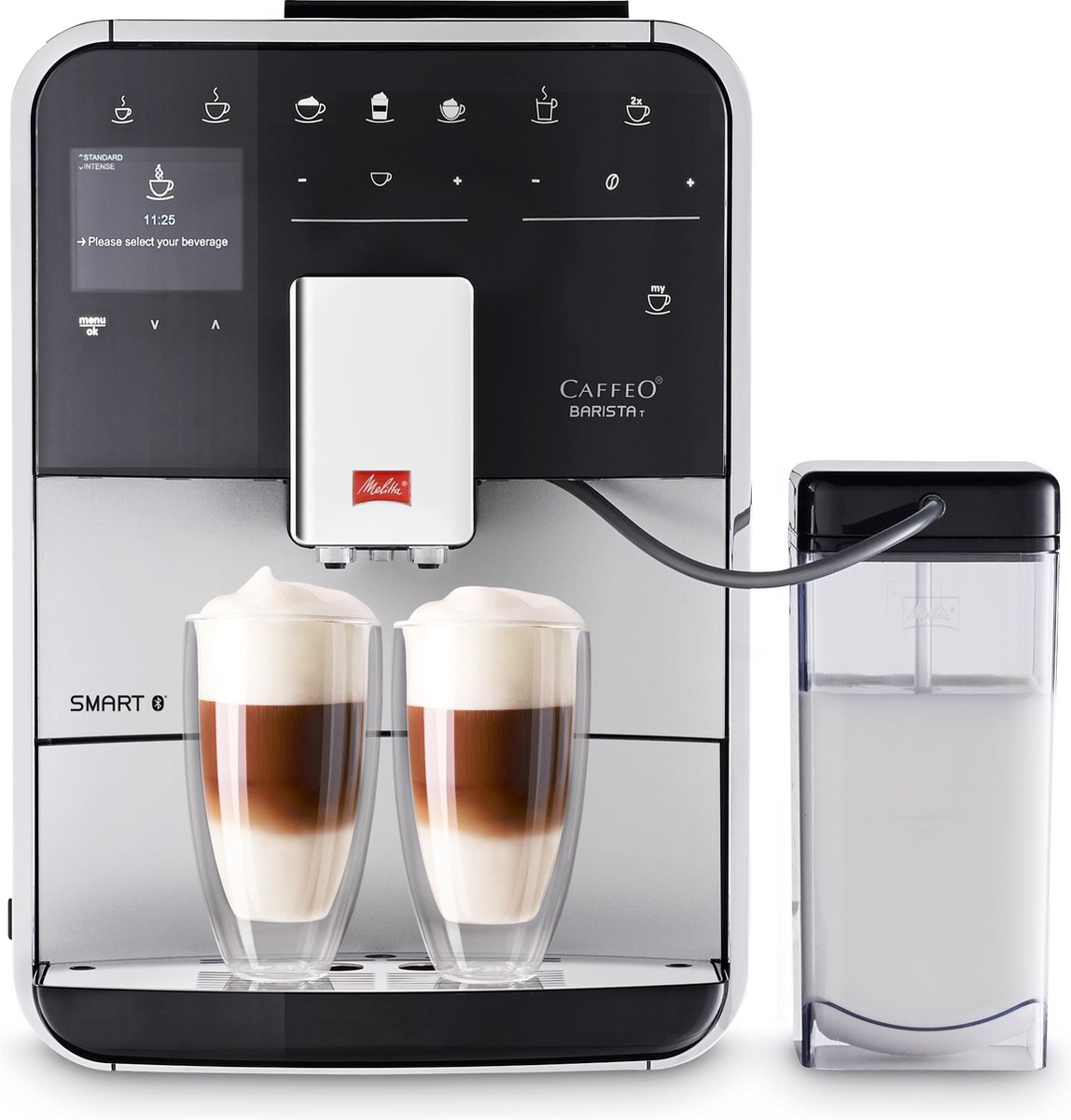 Melitta Barista T Smart F83/0-101 - Espressomachine - Zilver Melitta Barista T Smart F83/0-101 - Espressomachine - Zilver