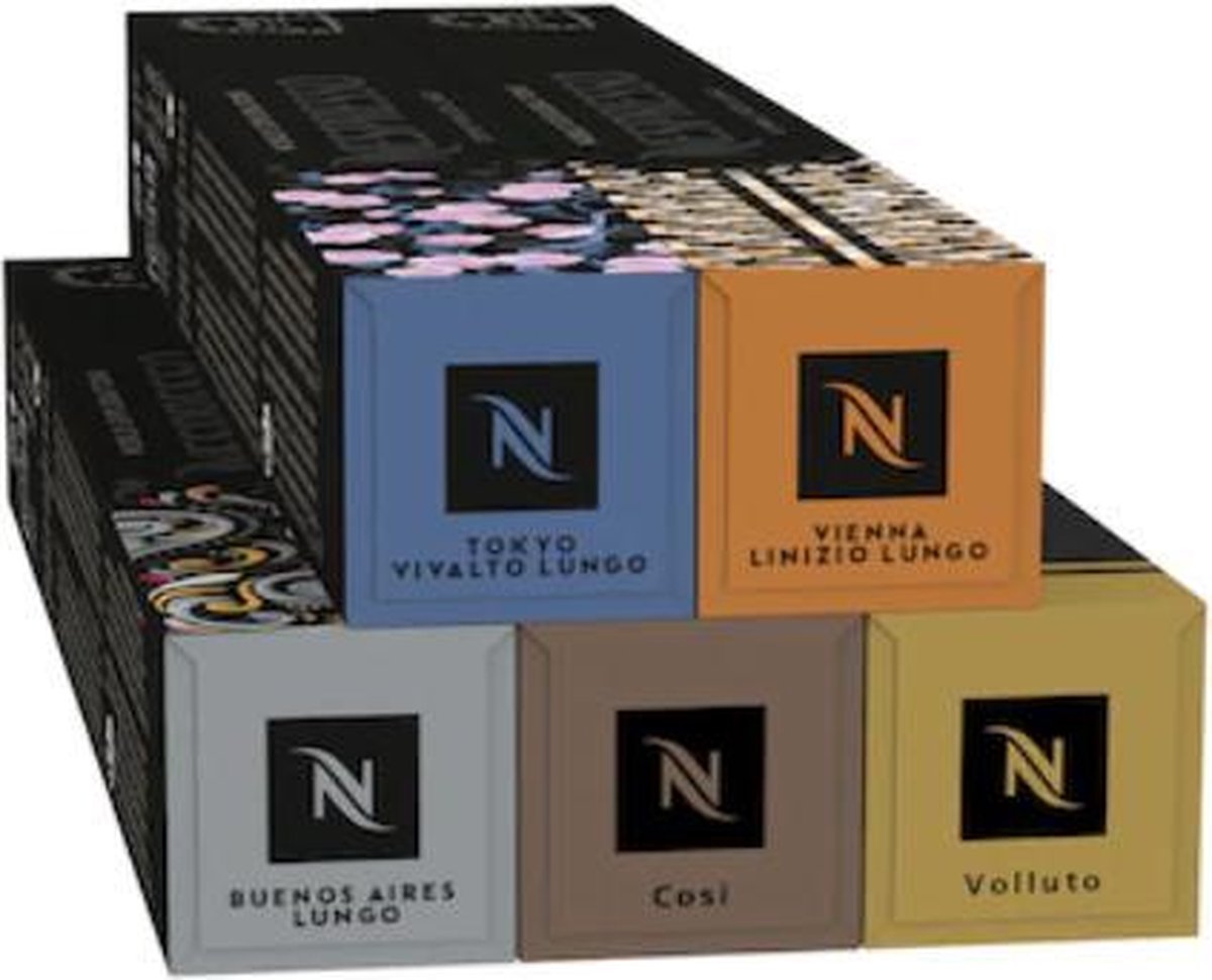 Nespresso Mild pakket - Koffie cups 50 capsules Nespresso Mild pakket - Koffie cups 50 capsules