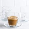 Pasabahce Barista - Espresso kopjes + Schoteltjes - 80 ml - Set van 6