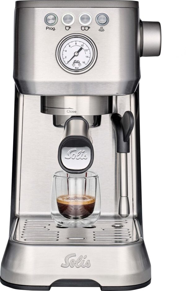 Solis Barista Perfetta Plus 1170 Espressomachine - Piston Koffiemachine met Bonen - RVS