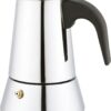 Koffiepot Italiaanse Espresso Maker INDUCTIE - 200ml - 4 kopjes - Moka Express Percolator 4 kops Roestvrijstaal - Palermo