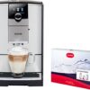 Nivona 799 volautomaat espressomachine RVS met automatische melkopschuimer [incl. gratis schoonmaakpakket twv 37,99 en gratis koffie van Koepoort Koffie]]