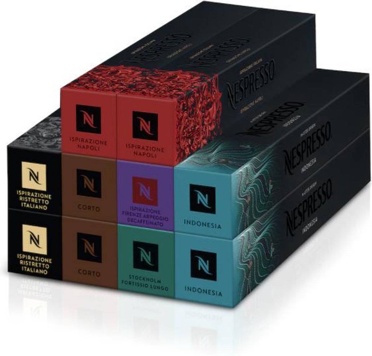 Nespresso Discovery pakket Koffie capsules 100 cups Nespresso Discovery pakket Koffie capsules 100 cups