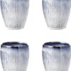 Broste Copenhagen Nordic Sea set van 4 espresso kopjes Ø 6,5 x H 8 cm - 10CL