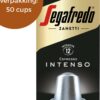 Segafredo - Koffie Cups Intenso - Nespresso cups - Krachtige koffiecups - 50 Stuks - Sterkte 9/10