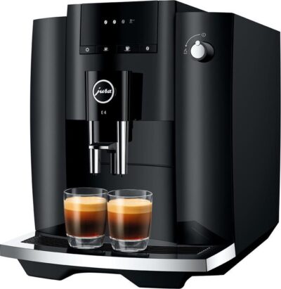 Jura E4 Piano Black- Volautomatische koffiemachine met bonen
