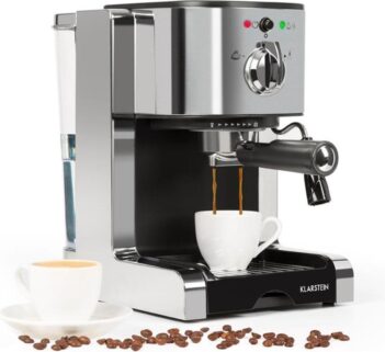Espressomachine - 20 bar - incl melkschuimer - 1350W - Klarstein