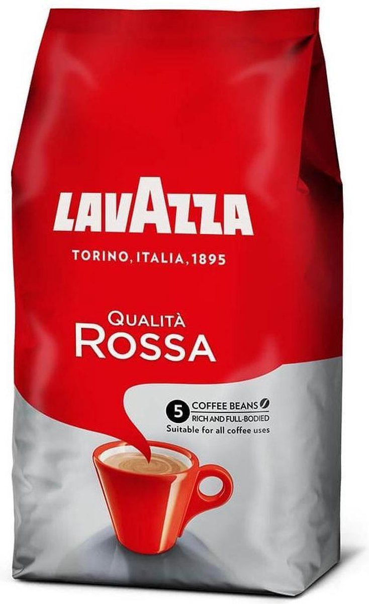 Lavazza Qualita Rossa Koffiebonen - 6x1KG Lavazza Qualita Rossa Koffiebonen - 6x1KG