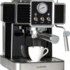 Klarstein Gusto Classico Espressomaker - Volautomatische espressomachine 1350W - 20 Bar - 1,5L