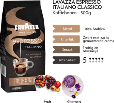 Lavazza Caffe Espresso Koffiebonen - 500 gram