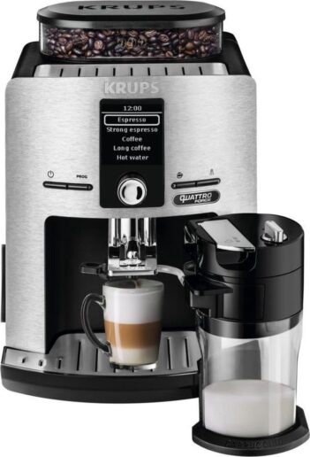 Krups Quattro Force Latt Espress EA82FD - Espressomachine - RVS