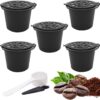 T.R. Goods - 5 stuks Hervulbare Koffiecups Geschikt Voor Nespresso - Herbruikbare Nespresso Koffie Cup - Navulbare Koffiecapsules Nespresso