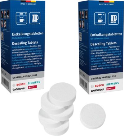 Bosch/Siemens - Ontkalkingstabletten - Voor koffiemachine - Voor waterkoker - Entkalkungstabletten - 12 Tabletten