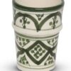 Marokkaanse Espresso Kopje Groen Nakhil Ø 6 x 8cm