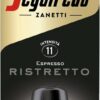 Segafredo - Ristretto - 10 Koffie Cups - Sterkte 7/10 - Nespresso cups - Medium gebrand - Arabica en Robusta cups
