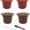 4x Hervulbare cups voor Nespresso | Koffiecups | Koffie capsule| hervul baar