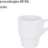 Espresso kopje - 4 STUKS - 80ml - Koffiekop - Espresso - Koffie - Cup