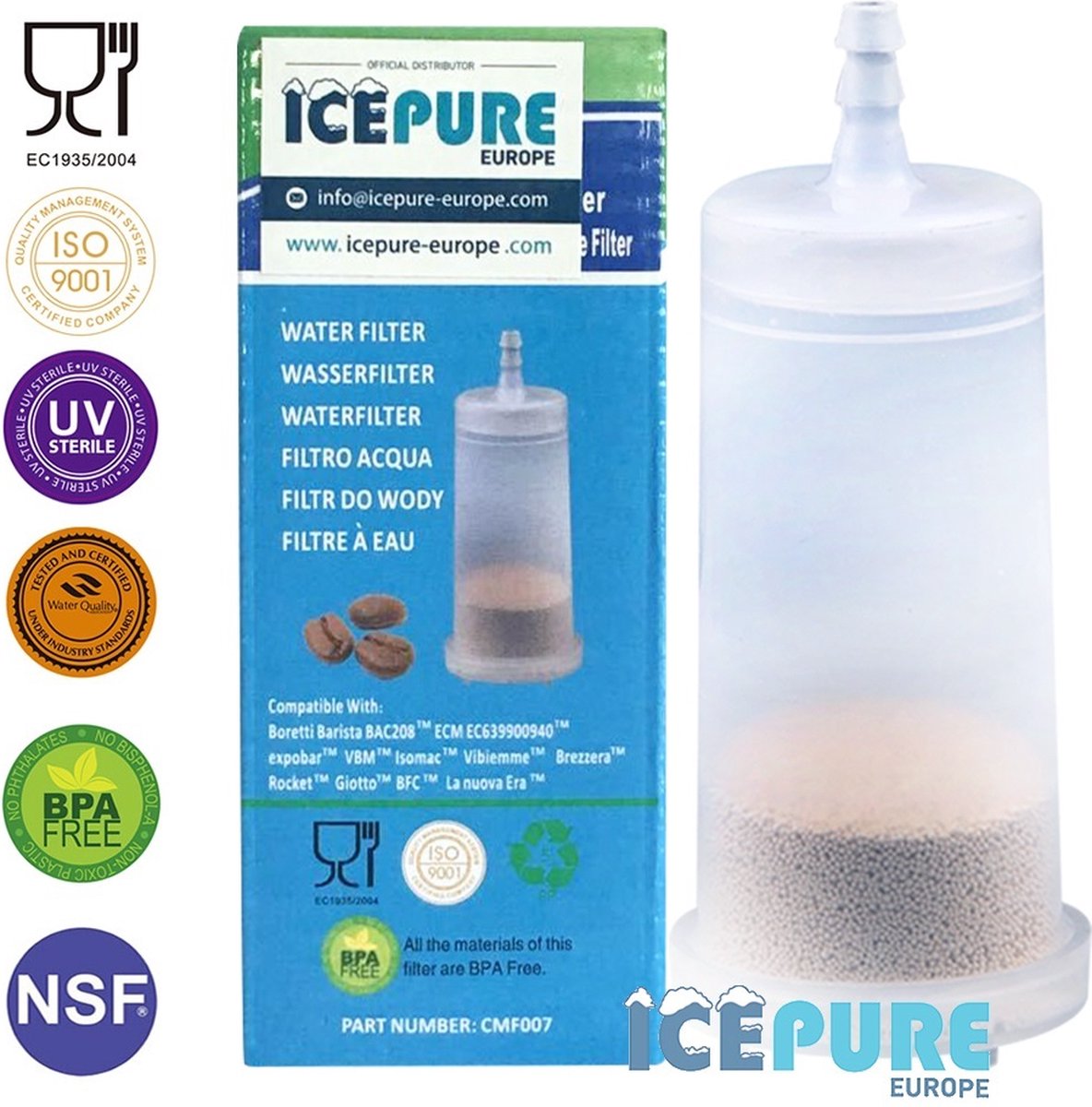 Kalkfilter Espressomachine van Icepure CMF007 Kalkfilter Espressomachine van Icepure CMF007