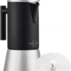 Silberthal Espressomachine - RVS - Geschikt voor alle warmtebronnen - Zwart