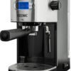 espressomachine- Semi-automatisch met waterreservoir van 1,2 liter. Koffie machine- espressomachine -koffiezetapparaat- espresso apparaat- Met stoompijpje - Piston voor 1 of 2 kopjes- koffie zet apparaat- coffee- koffiemachine